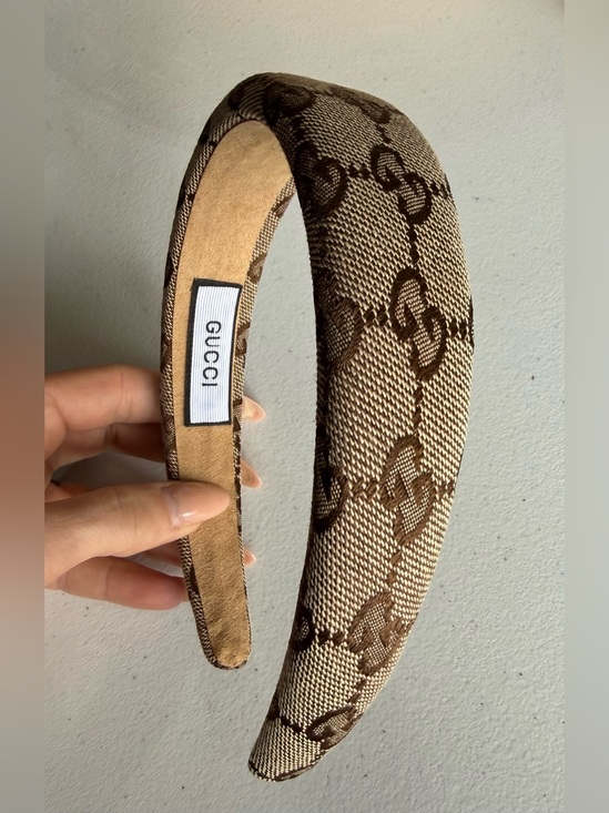 Brown Canvas Headband - New!